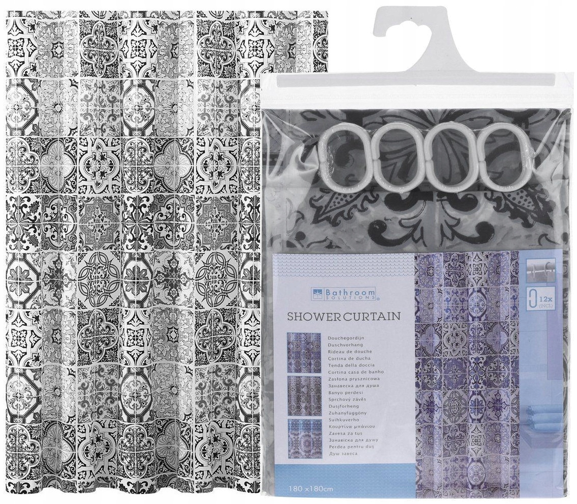 Bathroom Solutions vinylový sprchový záves 180 x 180 cm